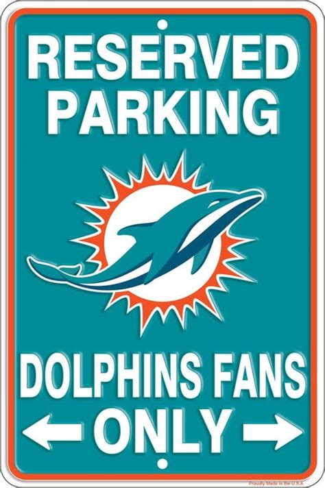 Wholesale Licensed NFL Small Parking - Miami Dolphins