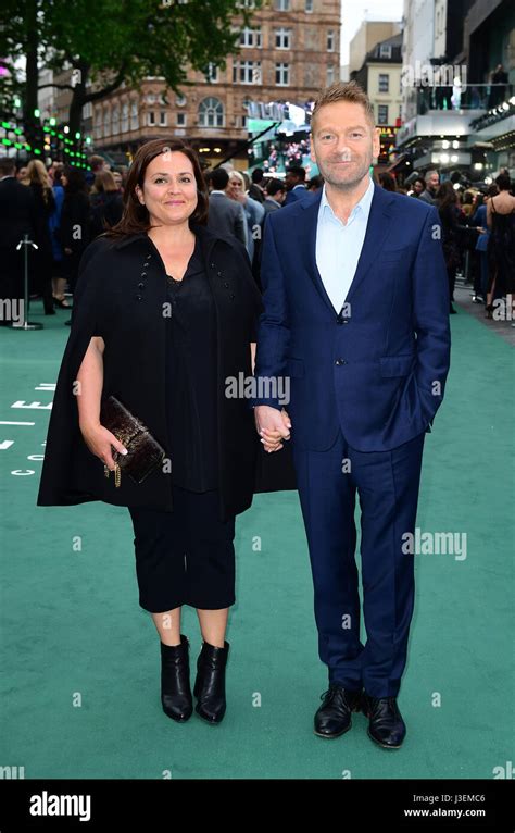 Kenneth Branagh and wife Lindsay Brunnock arriving for the Alien ...