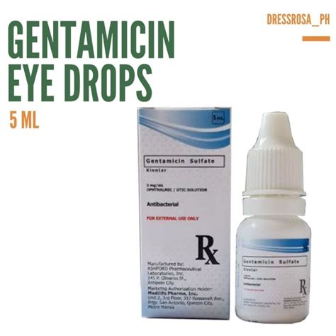 Gentamicin Eye Drops for Pet Cat Dogs Chicken Pigeon Poultry Eye ...