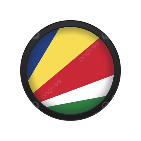 Seychelles Flag With Pole Transparent PNG, Vector, PSD, and Clipart ...