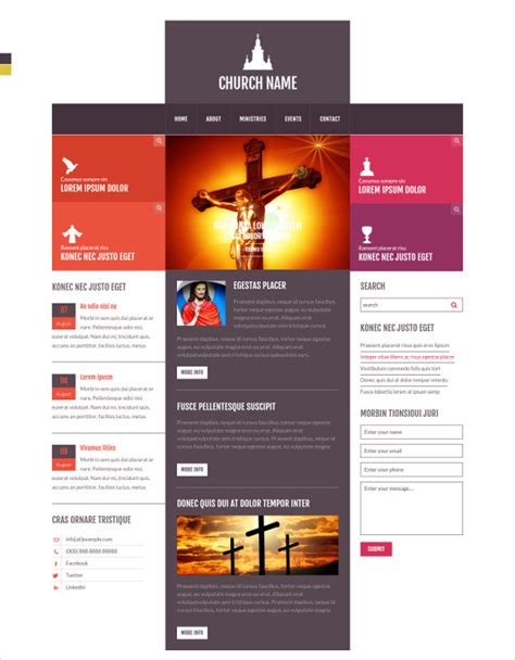 27+ Free Church Website Themes & Templates | Free & Premium Templates