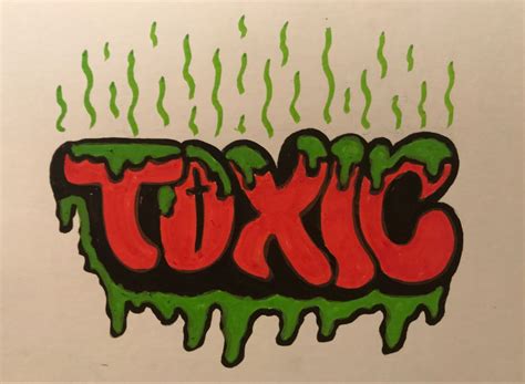 Grafiti Simple / Eyeam Toxic In 2021 Graffiti Illustration Graffiti Drawing Graffiti Designs ...