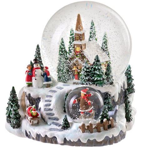 The Seasonal Aisle Musical Village Scene Christmas Snow Globe | Wayfair.co.uk | Schneekugel ...