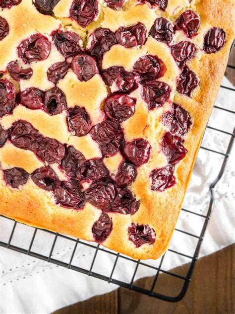 Easy Cherry Cake Recipe from Scratch | Plated Cravings