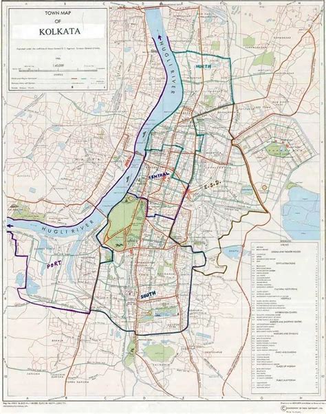 Kolkata Map • Mapsof.net