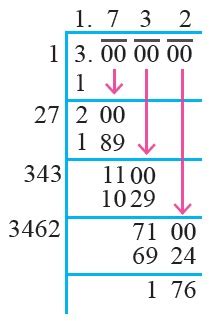 Find the square root of 3 correct to two places of decimal