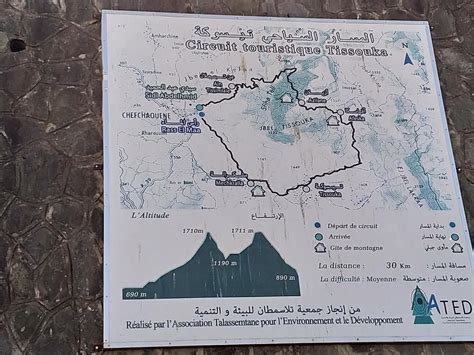 A hiking map of Chefchaouen, Morocco : MapPorn