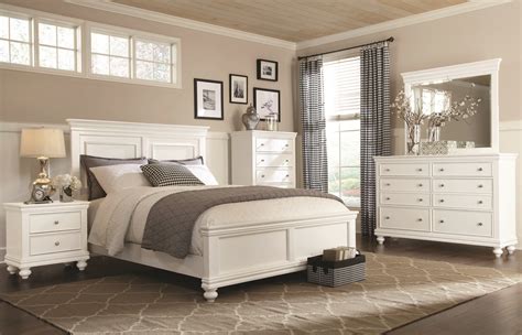 Clearance White 6 Piece Queen Bedroom Set - Essex | Bedroom Furniture | Pinterest | White ...