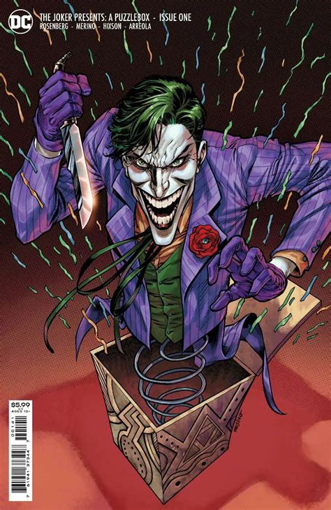 DC Comics Joker Presents a Puzzlebox Comic Book 1 125 Jesus Merino ...