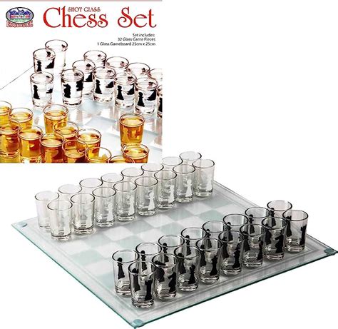 Amazon.com: shot glass chess