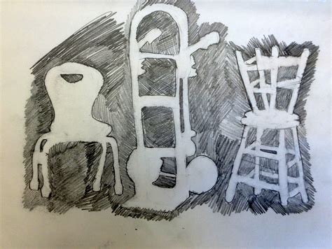 Negative Space Drawing — Science Leadership Academy @ Center City