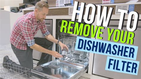 How To Remove Your KitchenAid Dishwasher Filter KDTE204KPSS - YouTube