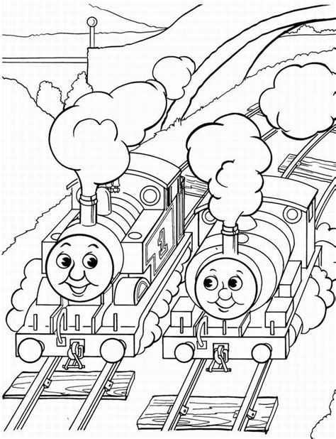 Thomas the Tank Engine Coloring Pages (3) | Coloring Kids