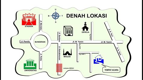 Contoh Gambar Denah Lokasi Rumah / 20 Gambar Denah Rumah Sederhana Dan ...