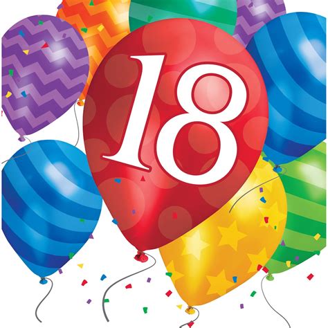 18 birthday balloon clipart 10 free Cliparts | Download images on Clipground 2024