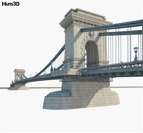 Chain Bridge (Budapest) 3D model - Architecture on Hum3D