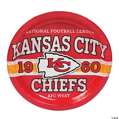 NFL® Kansas City Chiefs™ Dinner Plates - Oriental Trading - Discontinued