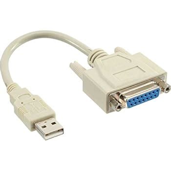 USB to 15 Pin Female Joystick Game Port Adapter Cable: Amazon.co.uk: Electronics