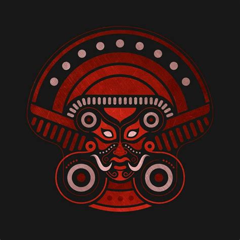 Agam logo. Theyyam influence | Kerala mural painting, Theyyam art, Theyyam paintings