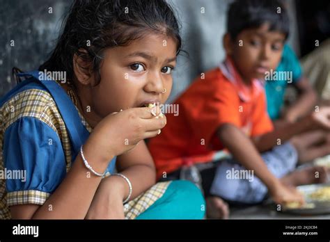 Student having mid day meal at school Stock Photo - Alamy