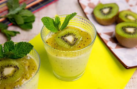 Mousse vanillée au kiwi - Recette