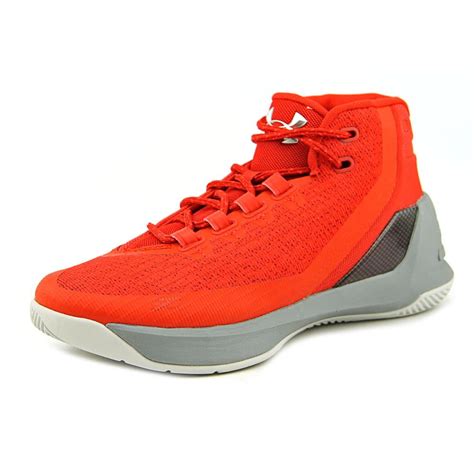 Under Armour - Under Armour GS Curry 3 Youth Round Toe Canvas Red Basketball Shoe - Walmart.com ...