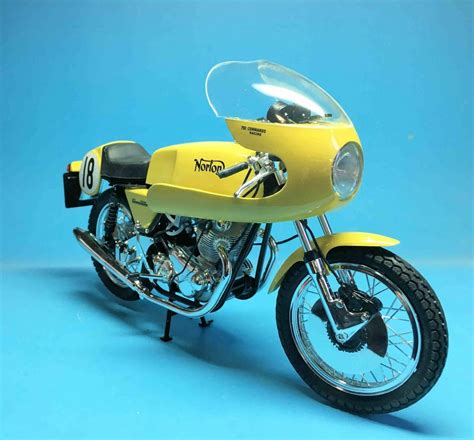 1:9 Scale Norton Commando 750cc Disc Classis Motorcycle Model Bike Kit ...