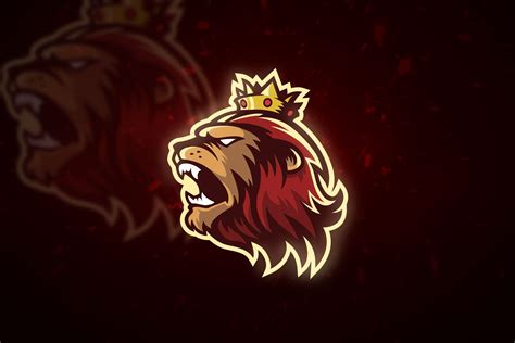 King Lion Mascot & Esport Logo | Logo design art, Logo sketches, Game logo design