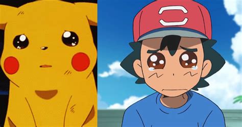 Pikachu Crying Over Ash