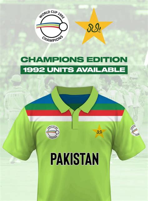 1992 World cup Pakistan Cricket Teams jersey Original - Sports N Sports