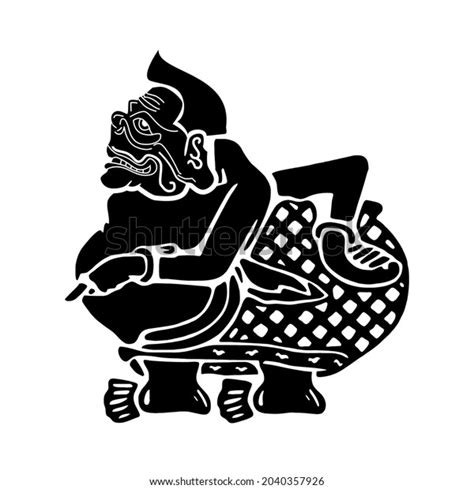 Wayang Semar Vector Abstract Javanese Stock Vector (Royalty Free ...