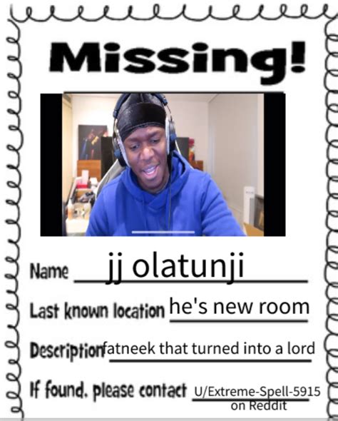 MISSING: FATNEEK : Sidemen