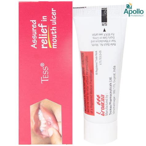 Tess Oral Paste 5 gm Price, Uses, Side Effects, Composition - Apollo Pharmacy