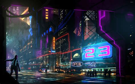 Neon City 4k Wallpapers - Wallpaper Cave