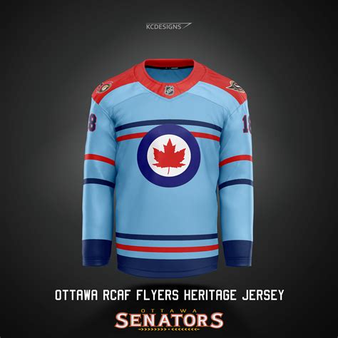 Sens "Ottawa RCAF Flyers" Heritage Jersey Concept : r/OttawaSenators