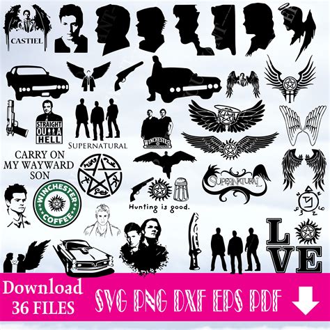 Supernatural Anti-possession SVG Supernatural Svg Tattoo - Etsy