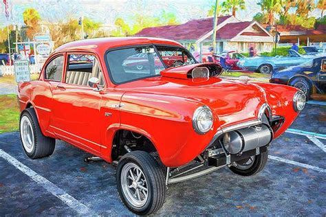 1951 Henry J Deluxe Gasser X107 by Rich Franco in 2021 | Rat rod, Franco, Canvas prints