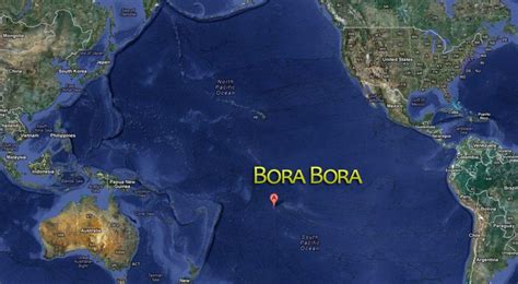 Bora Bora Location On World Map – Map VectorCampus Map