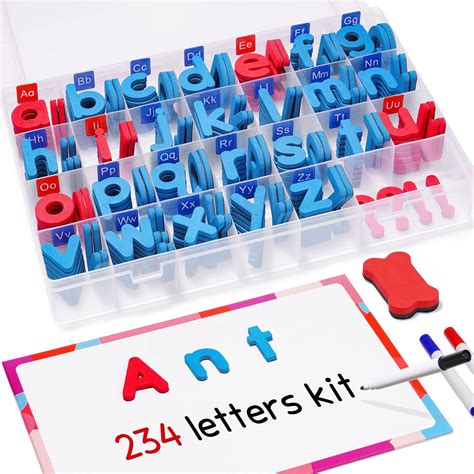 Buy Classroom Magnetic Letters Kit 234 Pcs with Double-Side Magnet ...