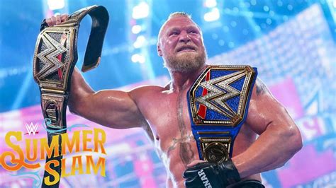 WWE Summerslam 2022 Brock Lesnar WINS Undisputed WWE Universal ...