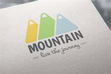 Free Mountain Church Logo Template - outdoor theme | Inspiks Market