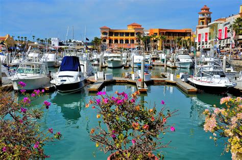 Boats Docked at Marina in Cabo San Lucas, Mexico - Encircle Photos