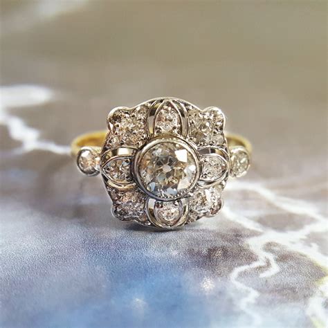 Antique Engagement Ring Edwardian Engagement Ring Vintage