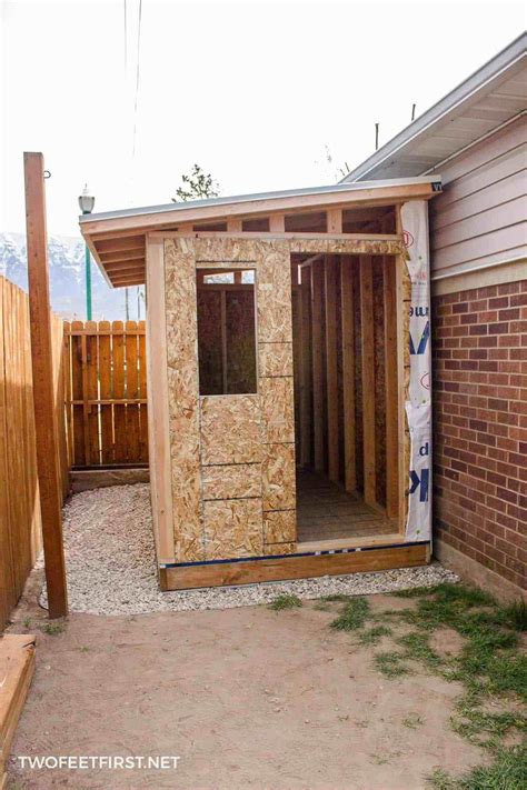 Build a Lean-to Roof for a Shed | Backyard sheds, Building a shed, Diy ...