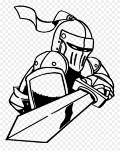 Knight With A Sword Drawing Clipart (#842659) - PinClipart