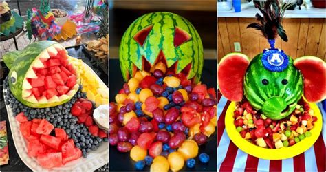 25 Easy Watermelon Carving Ideas and Decorations