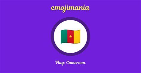 🇨🇲 Flag: Cameroon emoji Copy & Paste - Emojimania