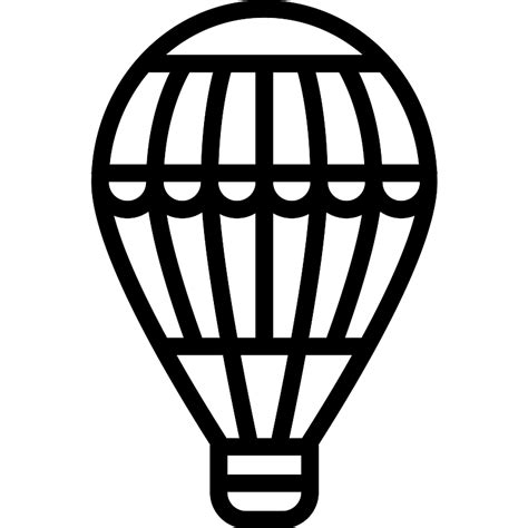 Hot Air Balloon Vector SVG Icon - SVG Repo