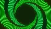 Looping Streamline Swirl Background In Green Neon Color 4K Stock Video ...