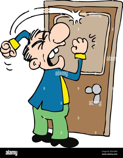 man knocking on the door Stock Vector Image & Art - Alamy